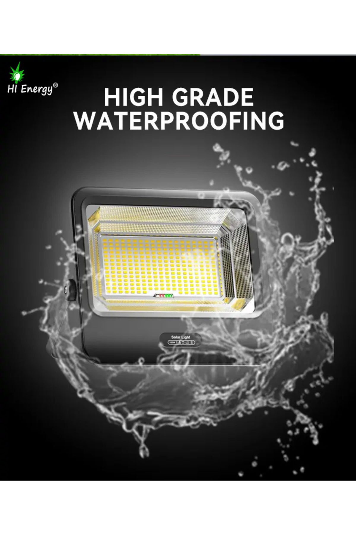 200W Led Projektör Bahçe Aydınlatması| Su Geçirmez, Sensörlü, kumandalı