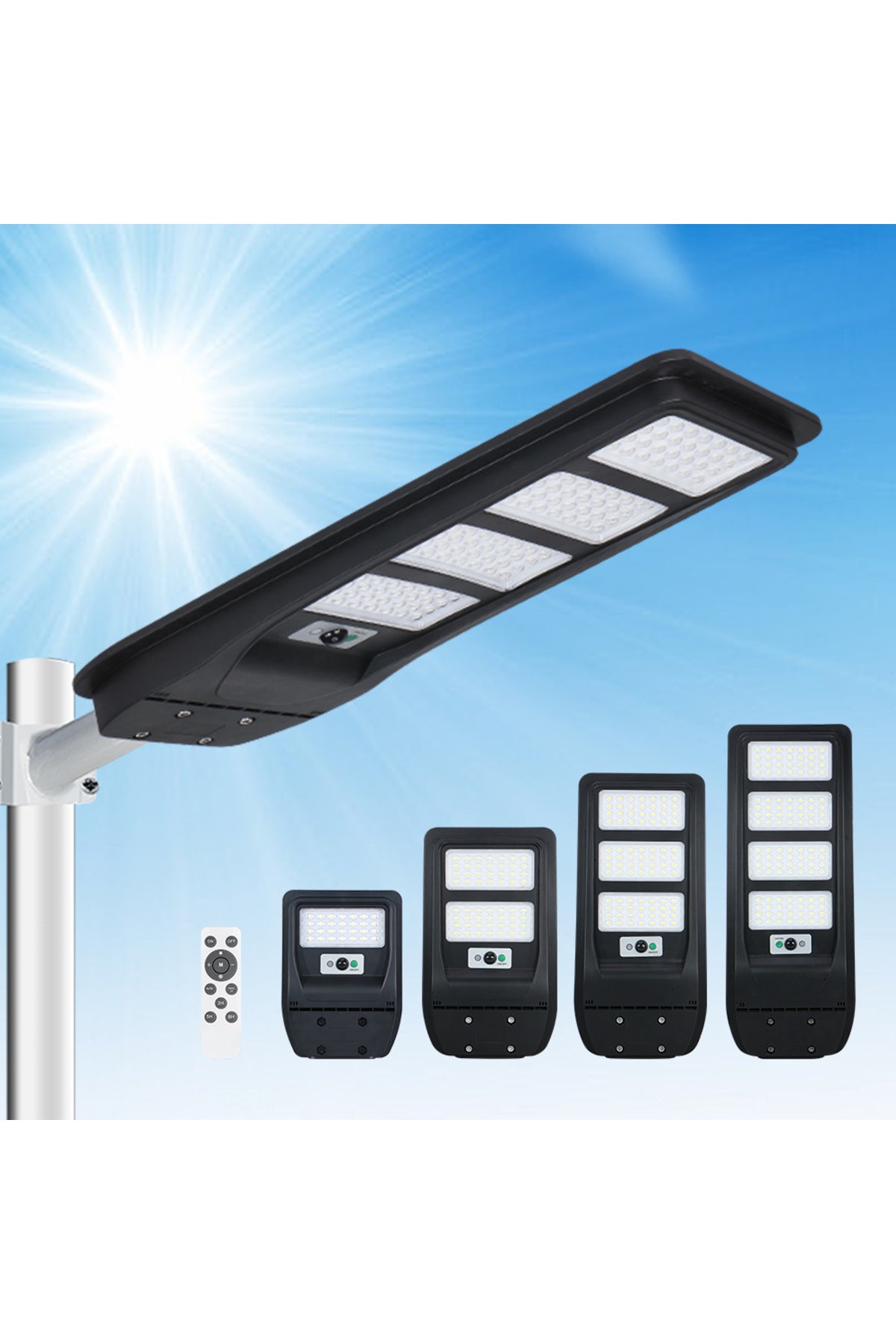 400W yüksek lümen LED sokak Armatürü| Su Geçirmez, Sensörlü, Kumandalı