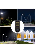 400W Çift Yüzey Şarjlı Güneş Enerjili Ultra İnce LED Sokak Lambası| Su Geçirmez, Sensörlü, kumandalı
