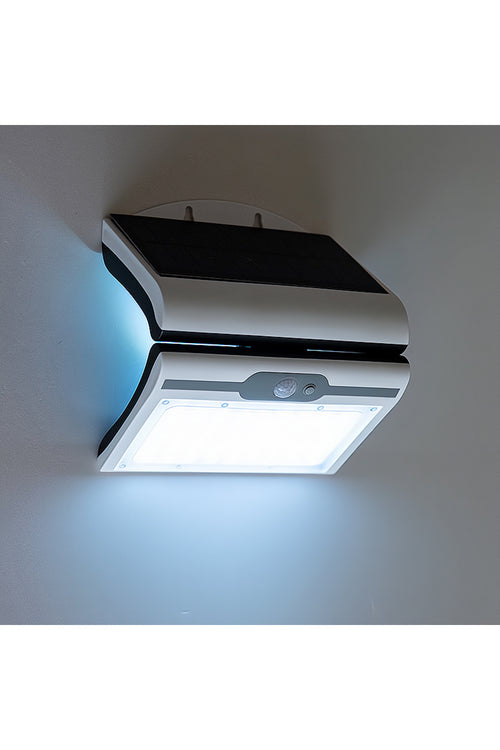 10'lu 40W Güneş Enerjili Duvar Aplik Lamba Bahçe Dekorasyon Aydınlatması| Su Geçirmez, Sensörlü