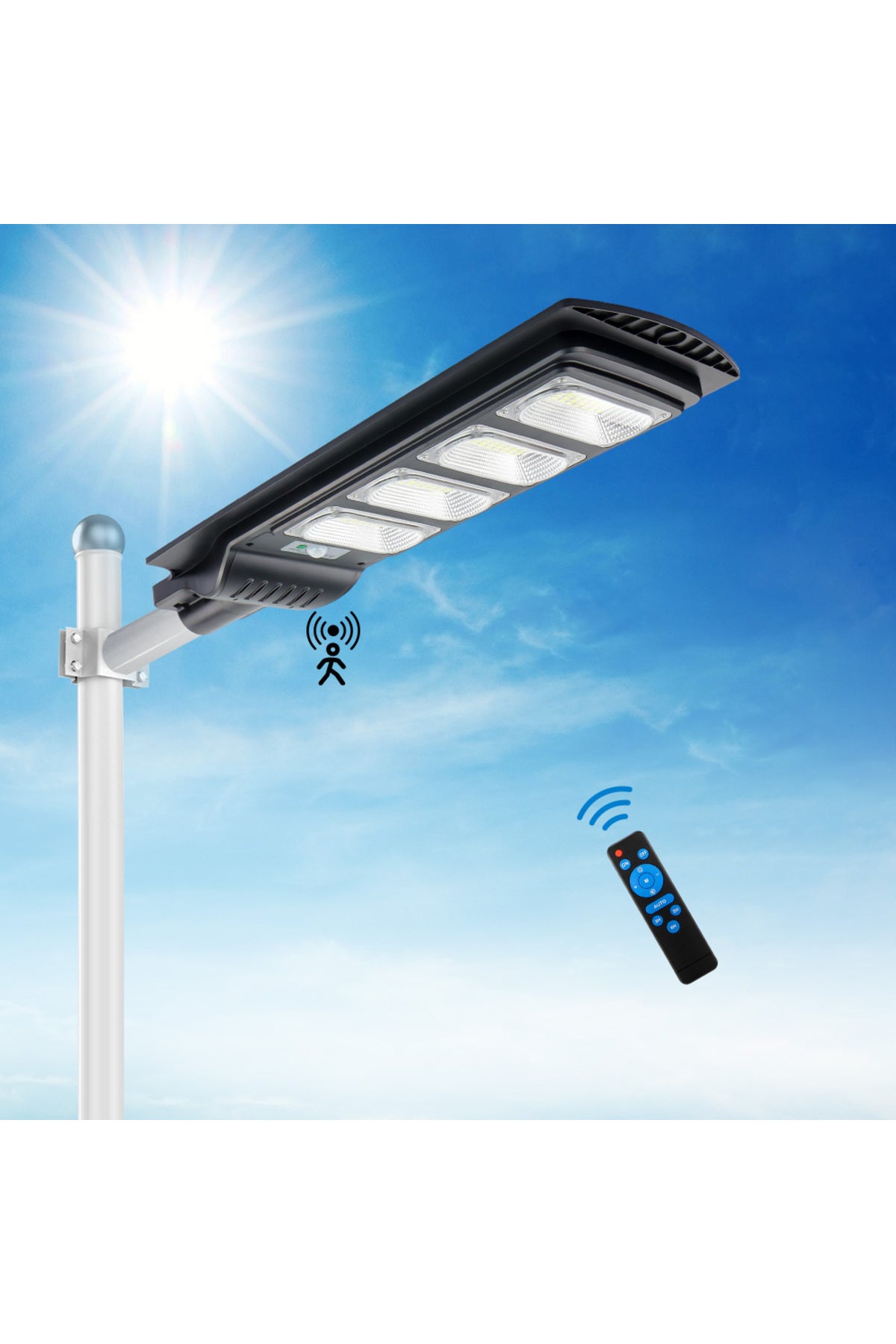 400W yüksek lümen LED sokak Armatürü| Su Geçirmez, Sensörlü, Kumandalı