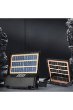 200W Çift Taraflı Güneş Enerjili Paneli Ultra İnce LED Projektör| Su Geçirmez, Sensörlü, kumandalı