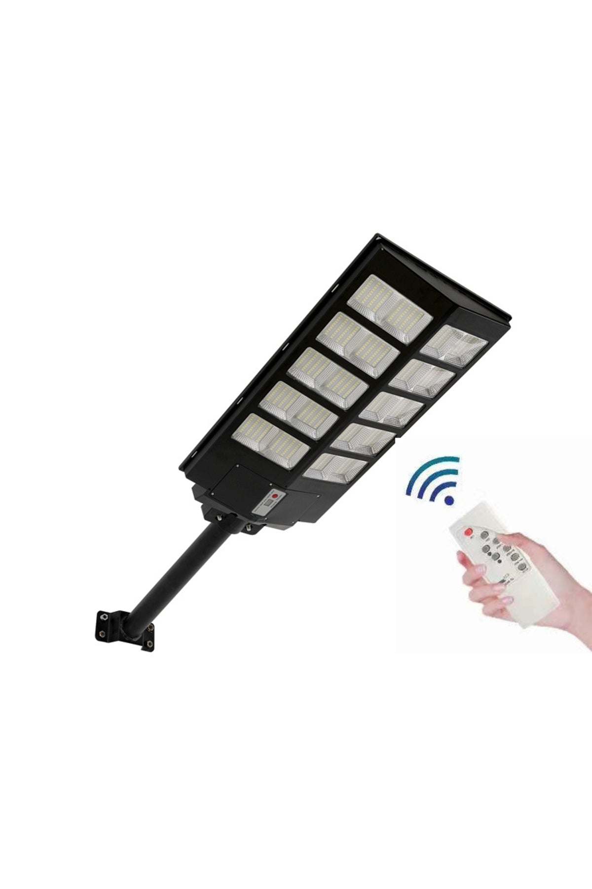 300W Hareket Sensörlü 6 Led Sokak Lambası| Su Geçirmez, Kumandalı, 3modlu