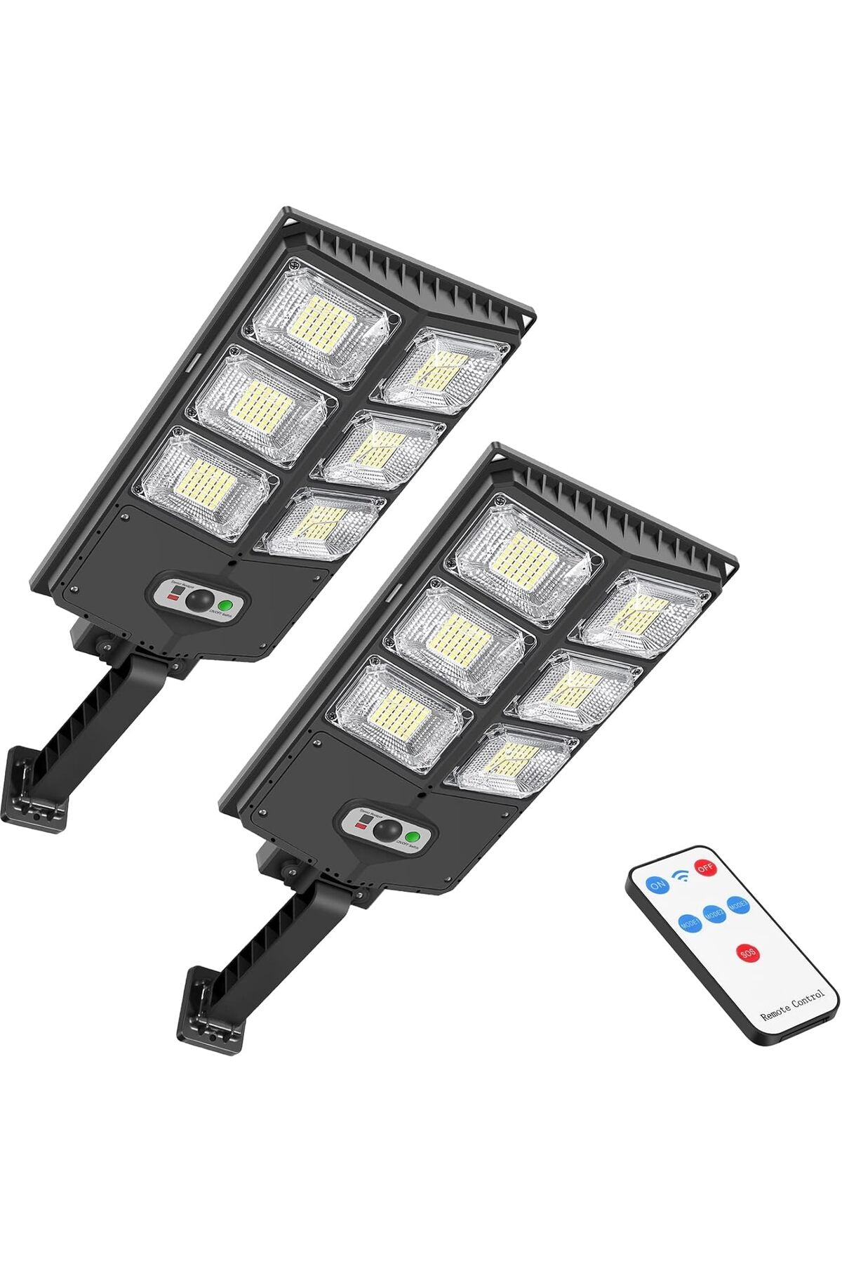 80 watt Güneş Enerjili Bahçe Aydınlatması| Su Geçirmez, Sensörlü, Kumandalı