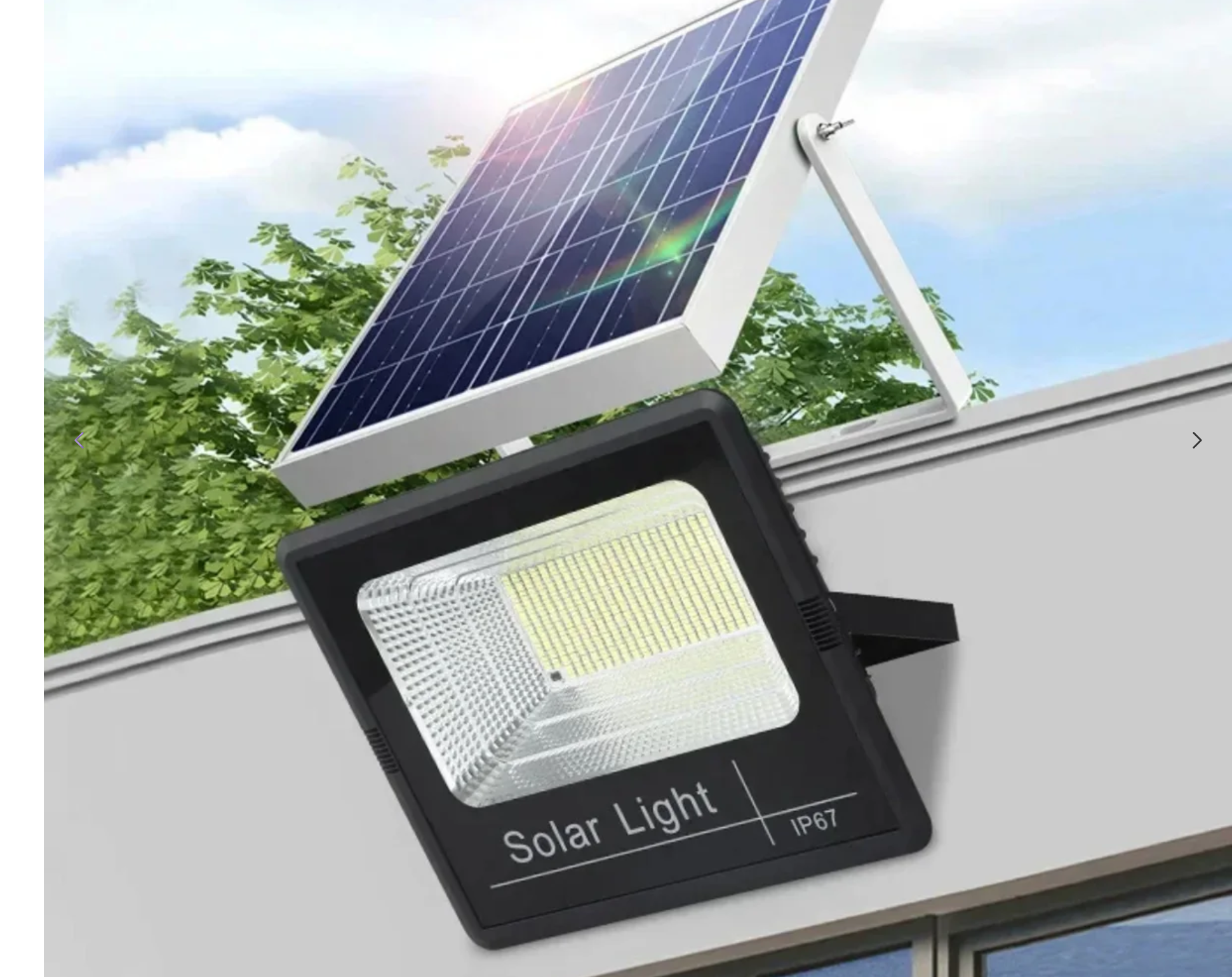 100W Led Projektör Bahçe Aydınlatması| Su Geçirmez, Sensörlü, kumandalı