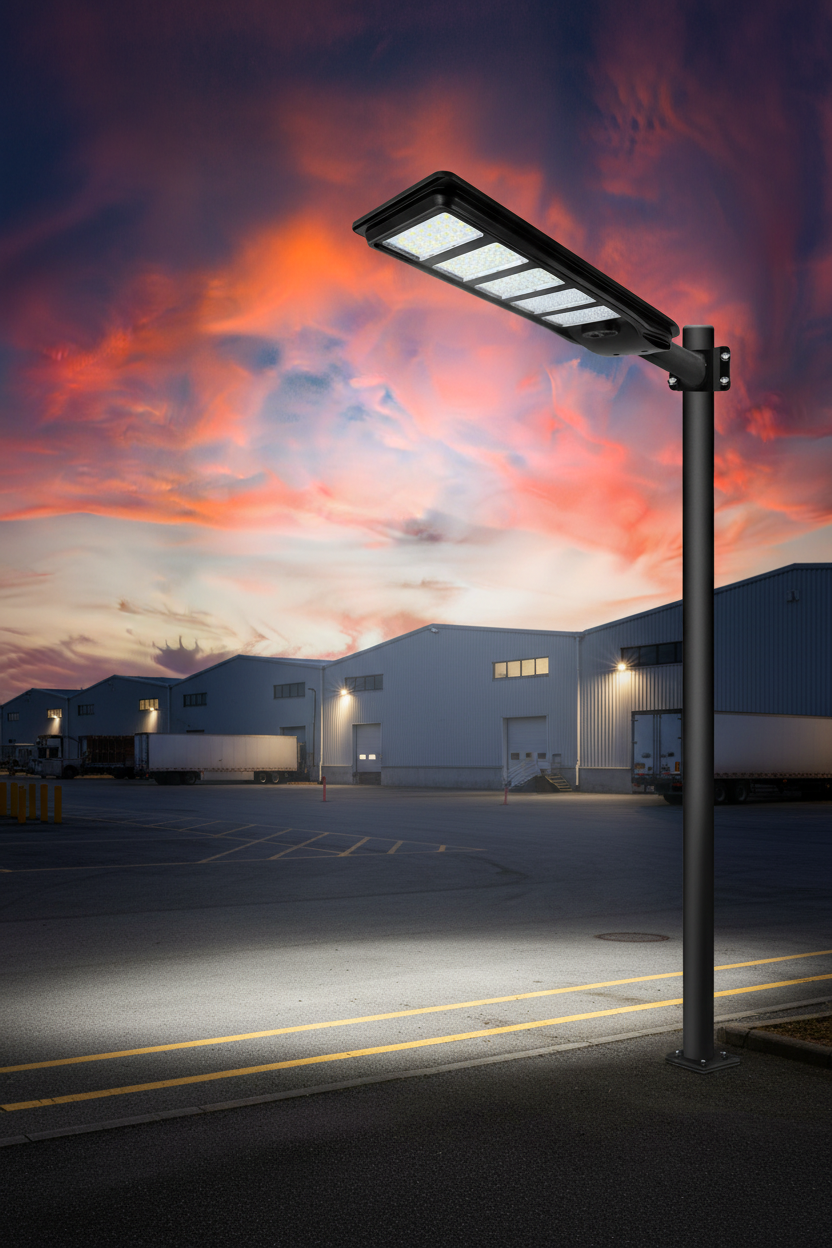 Solar Street Light - Industrial Dusk