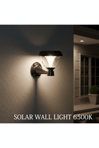 Solar Wall Light - Luxury Facade Night Shot