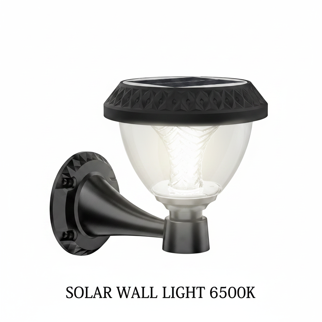 Solar Wall Light - Studio Close-up